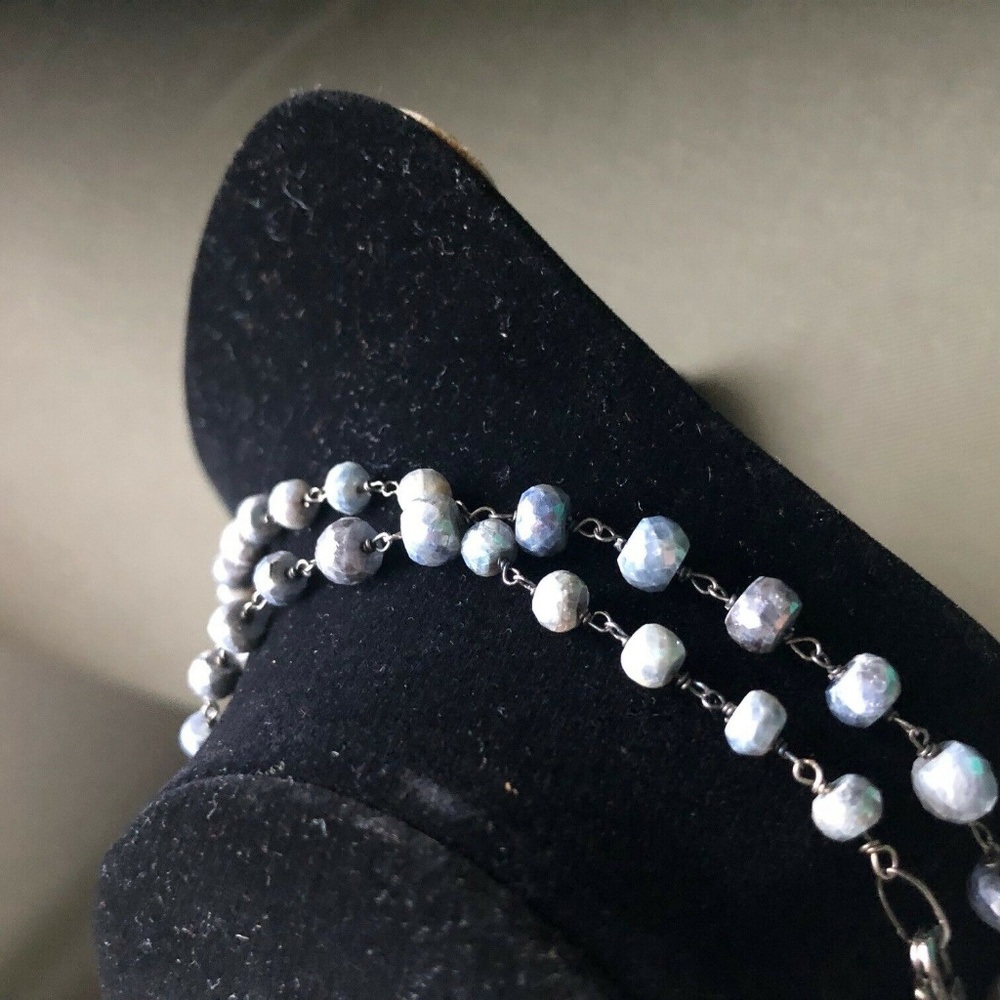 SOLD ALREADY Carol Brodie SAPPHIRE Wire Bead - Picture 6 of 8